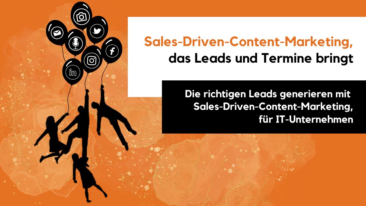 Webinaraufzeichnung - Sales Driven Content Marketing